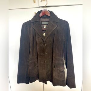 Suede Blazer Jacket NWT